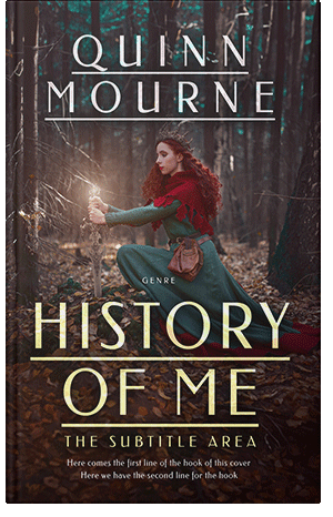 Pre Made Book Cover Cocoa Brown