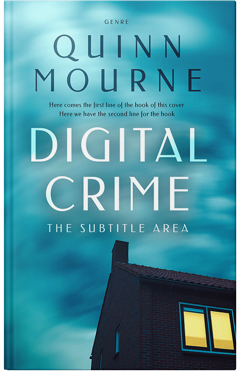 Front view of Premade Mystery & Thriller & Suspense Book Cover - Boston Blue