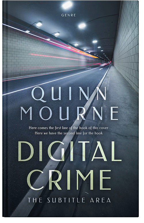 Front view of Premade Mystery & Thriller & Suspense Book Cover - Pickled Bluewood