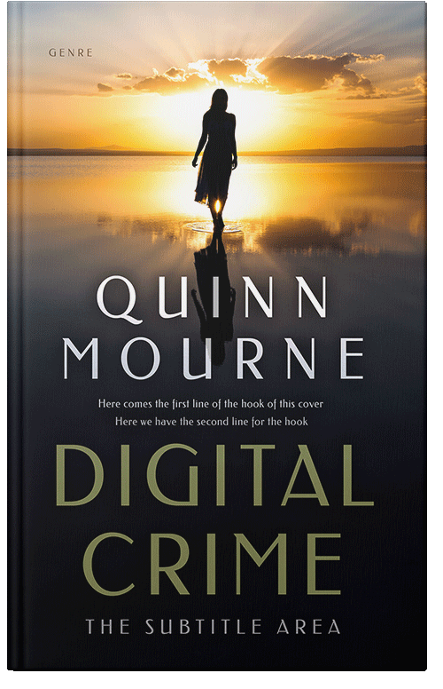 Front view of Premade Mystery & Thriller & Suspense Book Cover - Cod Gray