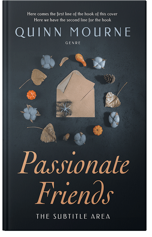 Front view of Premade Poetry Book Cover - Mirage