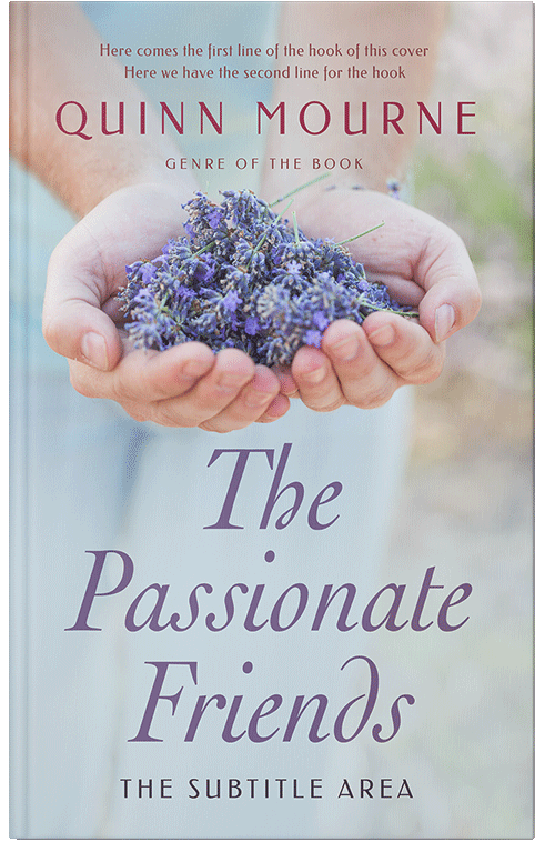 Front view of Premade Literary Fiction Book Cover - Iron