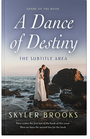 Pre Made Book Cover Pale Sky