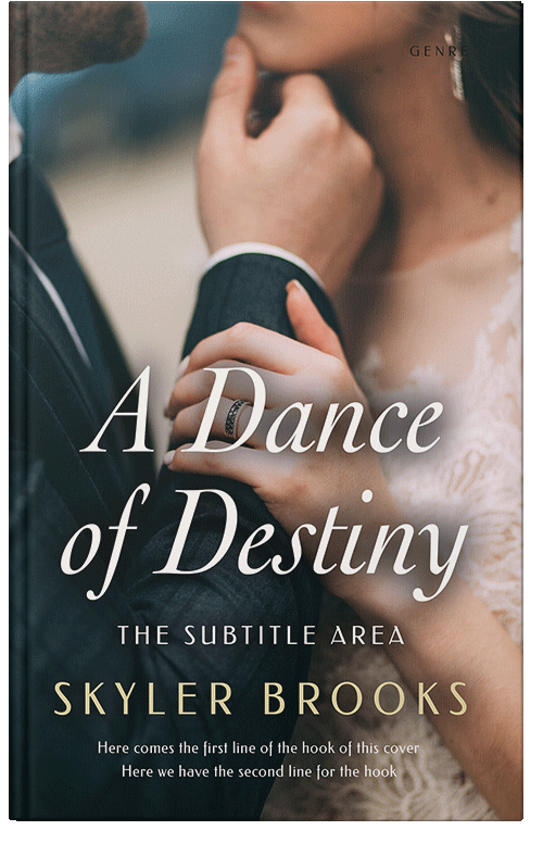 Front view of Premade Romance Book Cover - Vanilla