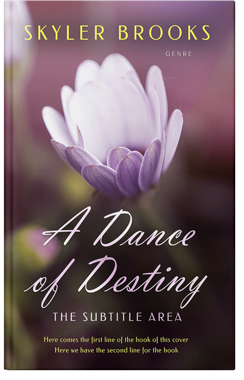 Front view of Premade Nature Book Cover - Woody Brown