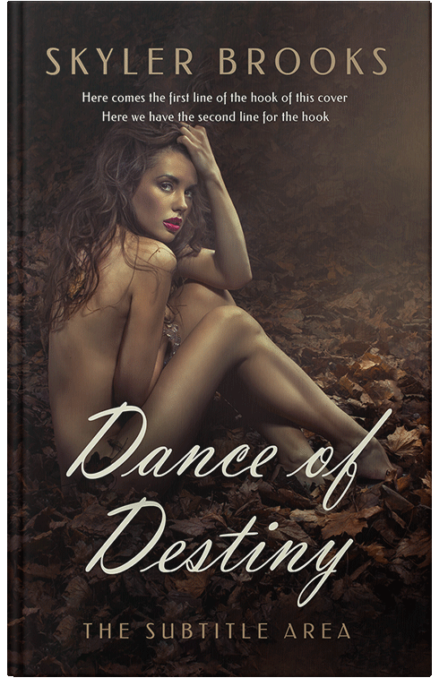 Front view of Premade Erotica Book Cover - Oil