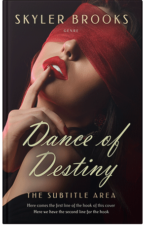 Pre Made Book Cover Old Rose