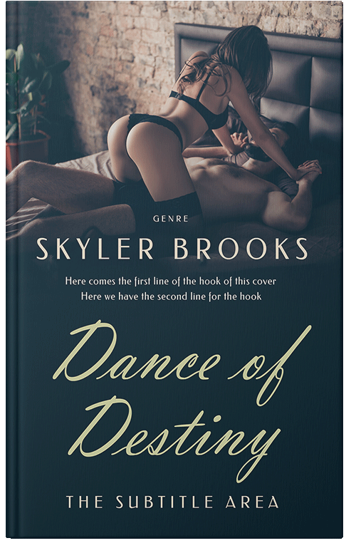 Front view of Premade Erotica Book Cover - Gable Green