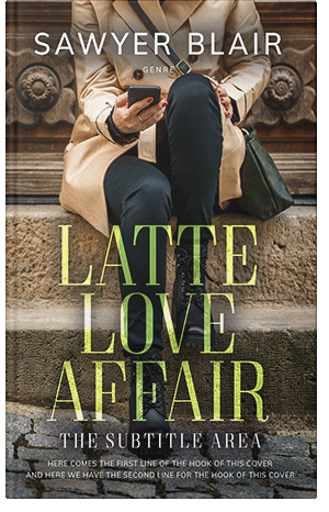 Pre Made Book Cover Taupe