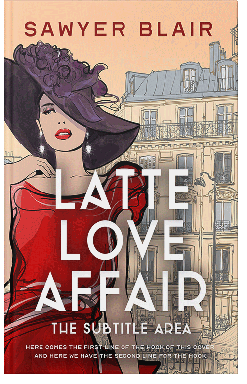 Front view of Premade Romance Book Cover - Akaroa