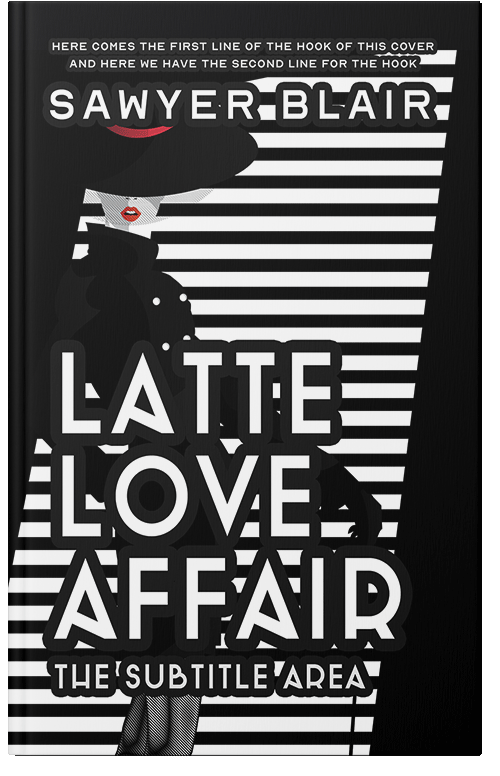 Front view of Premade Chick Lit Book Cover - Cod Gray