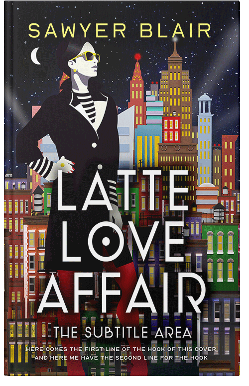 Front view of Premade Chick Lit Book Cover - Sorrell Brown