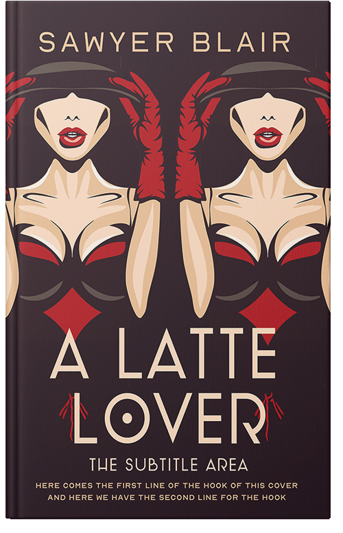 Front view of Premade Erotica Book Cover - Wheat