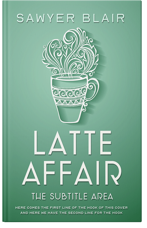 Front view of Premade Poetry Book Cover - Acapulco