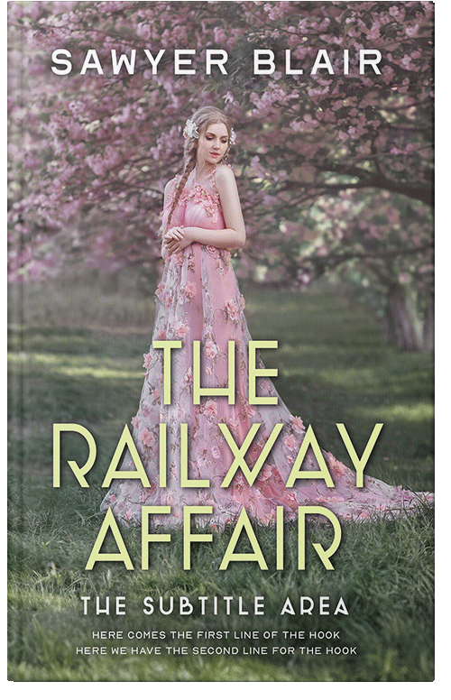 Front view of Premade Fantasy Book Cover - Flint