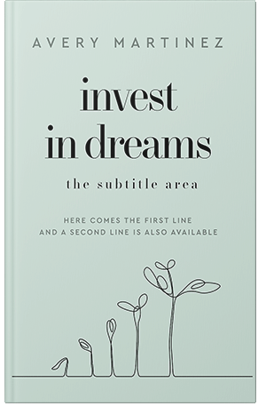 Pre Made Book Cover Paris White