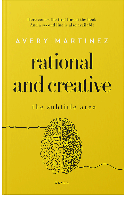 Front view of Premade Abstract Book Cover - Corn