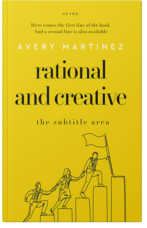 Front view of Premade Business Book Cover - Corn