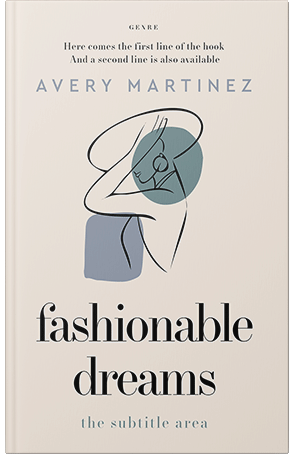 Pre Made Book Cover Dawn Pink