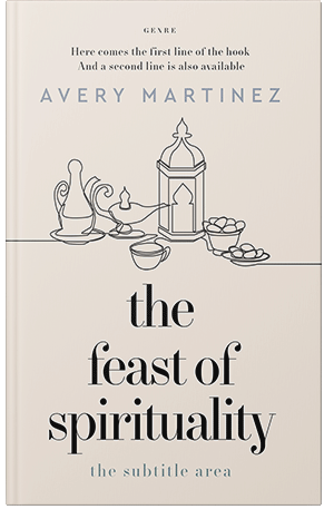 Pre Made Book Cover Dawn Pink