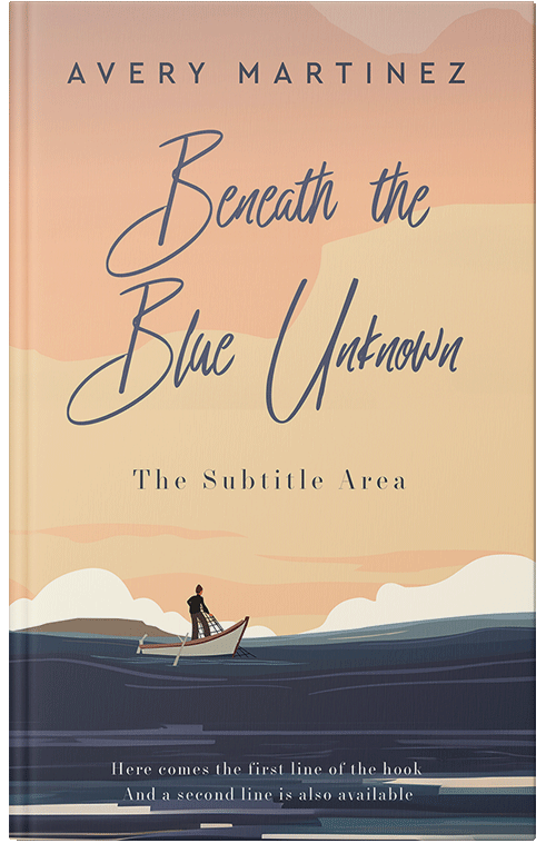 Front view of Premade Literary Fiction Book Cover - River Bed