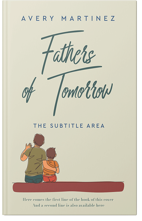 Front view of Premade Family & Parenting Book Cover - White Rock