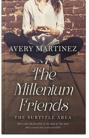 Pre Made Book Cover Rock