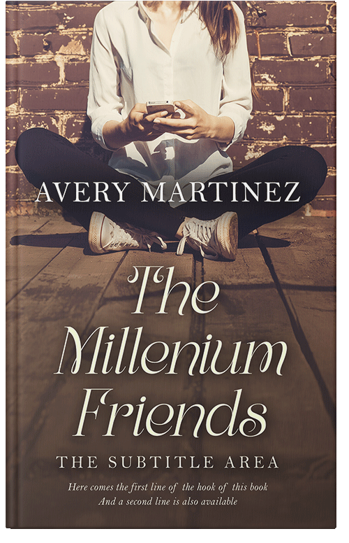 Front view of Premade Teen & Young Adult Book Cover - Rock