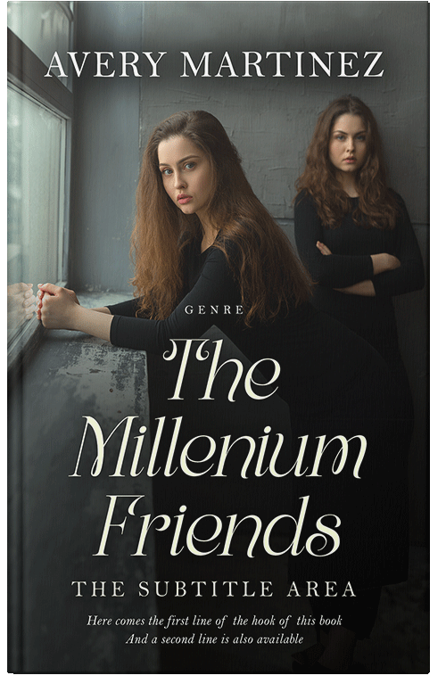 Front view of Premade Teen & Young Adult Book Cover - Heavy Metal