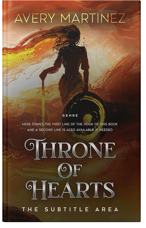 Front view of Premade Fantasy Book Cover - Clinker