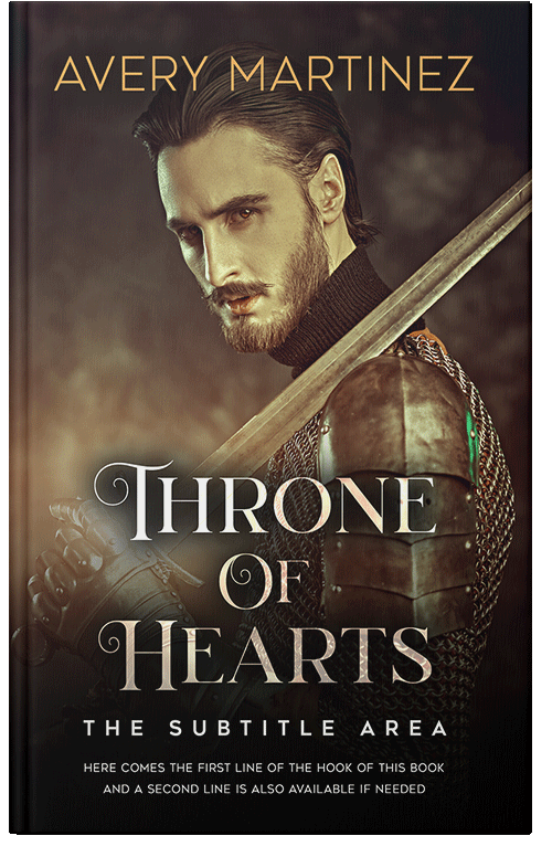 Front view of Premade Fantasy Book Cover - Night Rider