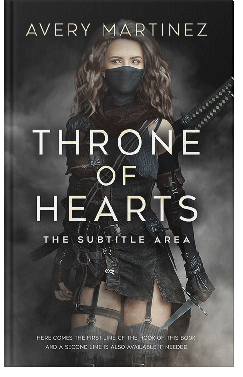 Front view of Premade Fantasy Book Cover - Tuatara