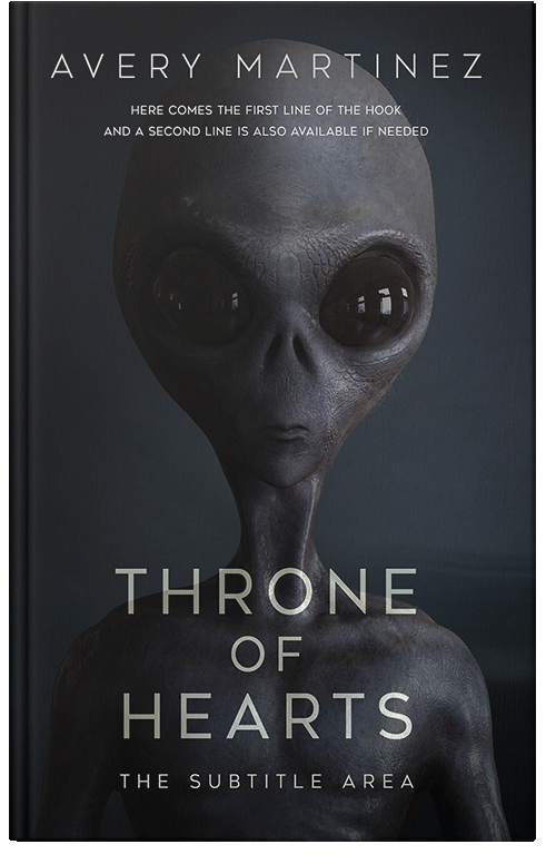 Front view of Premade Science Fiction Book Cover - Shark