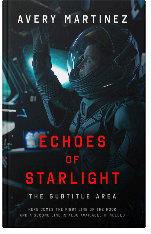 Front view of Premade Science Fiction Book Cover - Ebony