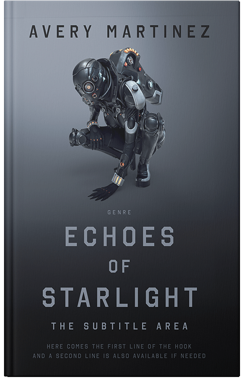 Front view of Outer Space #30297 - Premade Apocalyptica Book Cover