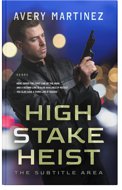 Front view of Premade Mystery & Thriller & Suspense Book Cover - Chino