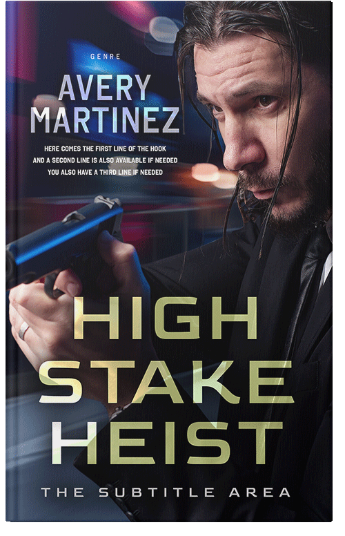 Front view of Premade Mystery & Thriller & Suspense Book Cover - Coral Reef