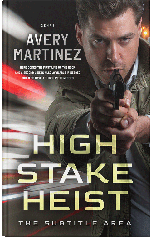 Front view of Premade Mystery & Thriller & Suspense Book Cover - Cameo