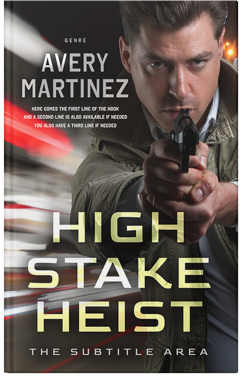 Front view of Premade Mystery & Thriller & Suspense Book Cover - Cameo