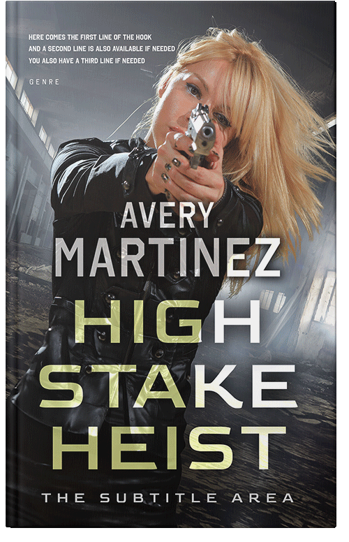 Front view of Premade Mystery & Thriller & Suspense Book Cover - Mine Shaft