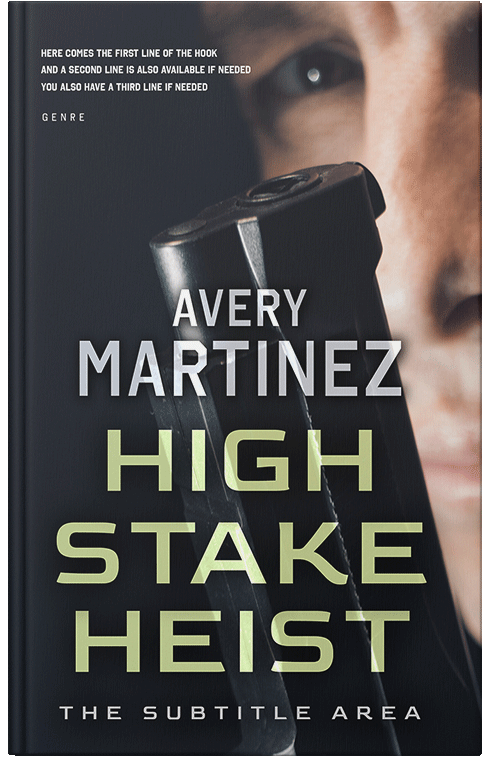 Front view of Premade Mystery & Thriller & Suspense Book Cover - Chino