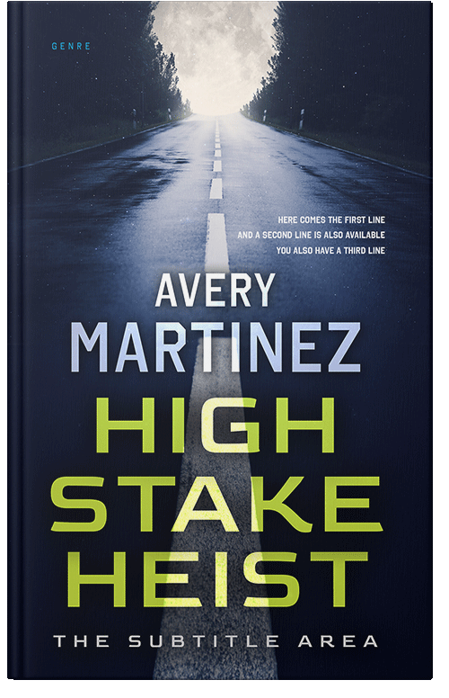 Front view of Premade Mystery & Thriller & Suspense Book Cover - Green Mist