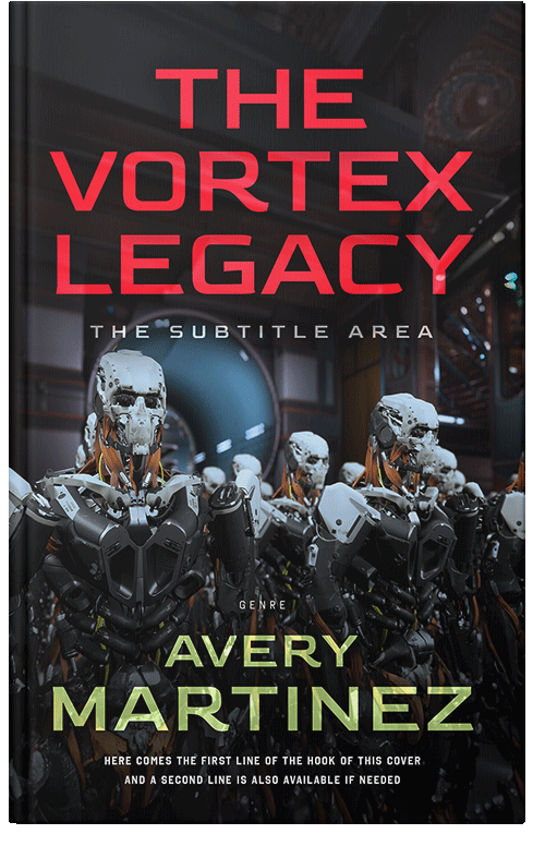 Front view of Premade Science Fiction Book Cover - New York Pink