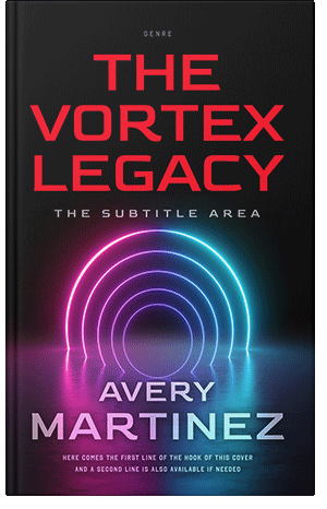 Pre Made Book Cover Cranberry