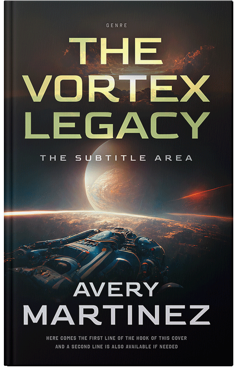 Front view of Premade Science Fiction Book Cover - Akaroa