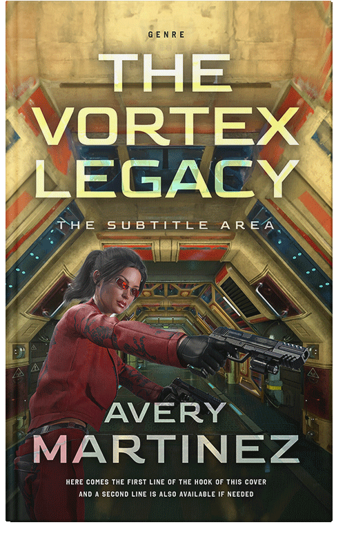 Front view of Premade Science Fiction Book Cover - Birch