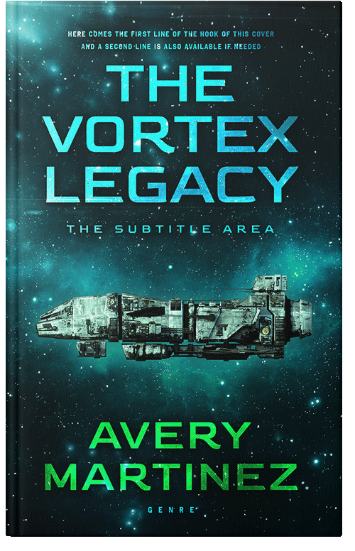 Front view of Premade Science Fiction Book Cover - Black Pearl