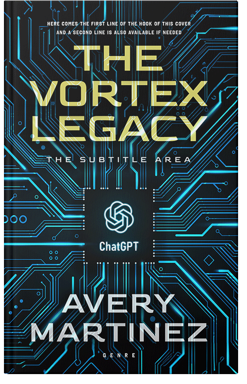 Front view of Premade Business Book Cover - Firefly