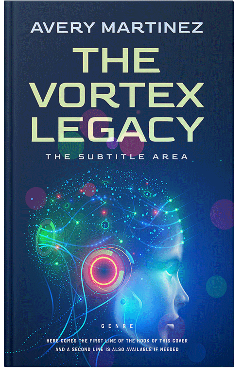 Front view of Madison #30339 - Premade Science Fiction Book Cover