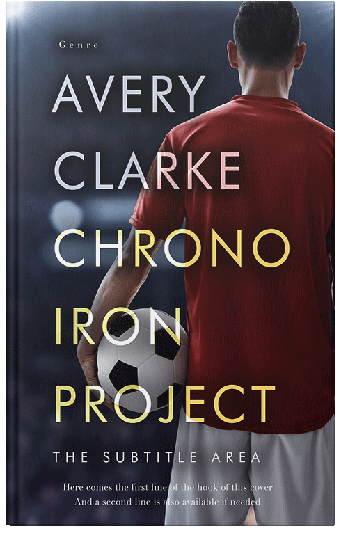 Front view of Premade Sports & Fitness Book Cover - Cocoa Brown